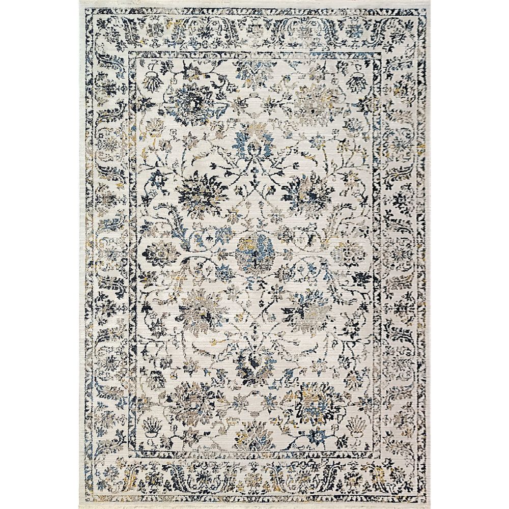 Dynamic Rugs 4055-199 Unique 4 Ft. X 5.5 Ft. Rectangle Rug in Cream/Multi